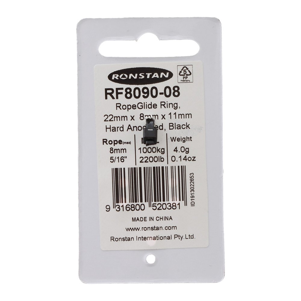 Ronstan RF8090 RopeGlide Ring Black