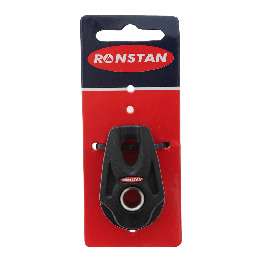 Ronstan RF35101D Series 30 Orbit Block - Single & Becket with Fixed Head