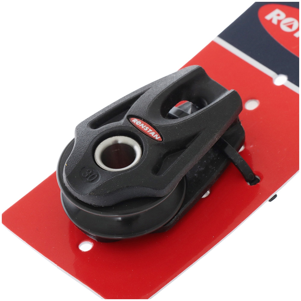 Ronstan RF35101D Series 30 Orbit Block - Single & Becket with Fixed Head