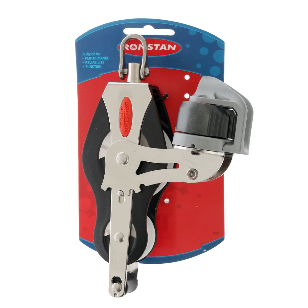 Ronstan RF51530 Series 50 All Purpose Block - Fiddle with Becket and Cleat