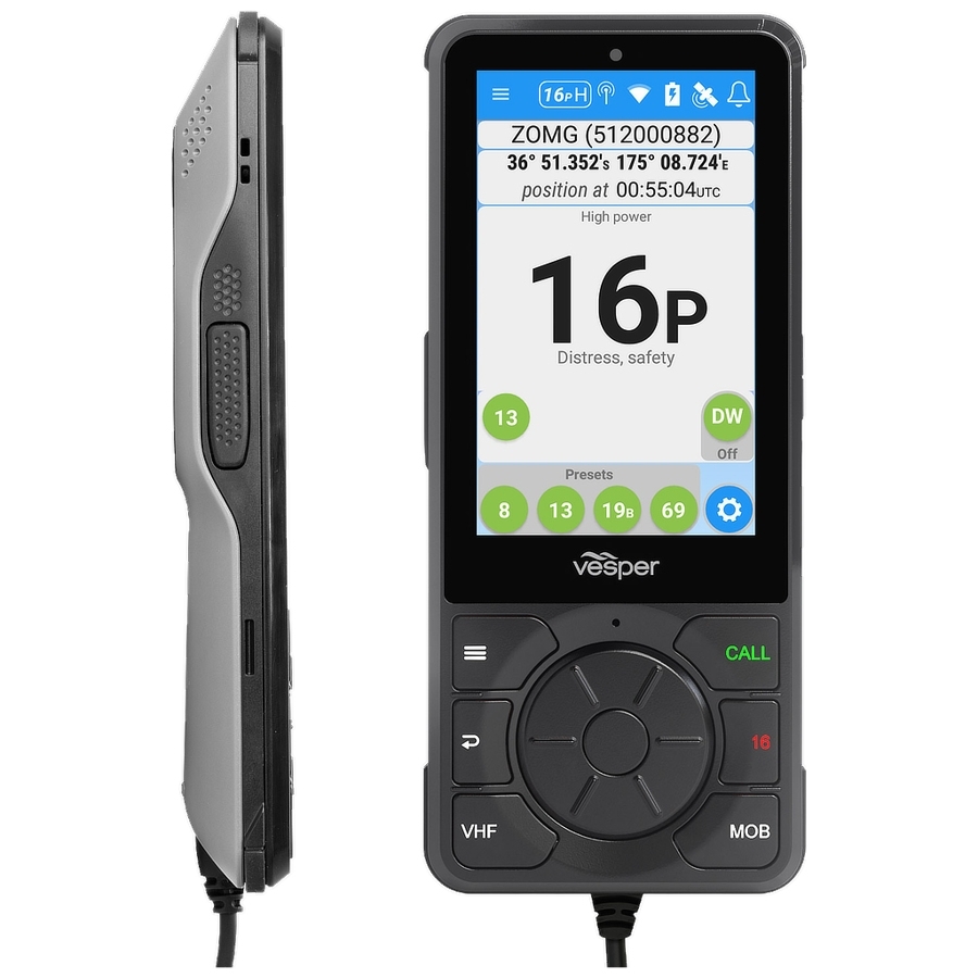 Vesper Marine Cortex H1 Tethered Handset for Cortex V1 VHF and Cortex M1 smartAIS
