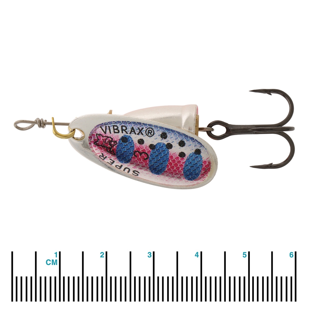 Blue Fox Vibrax Mid Depth Spinner Lure 8g Rainbow Trout