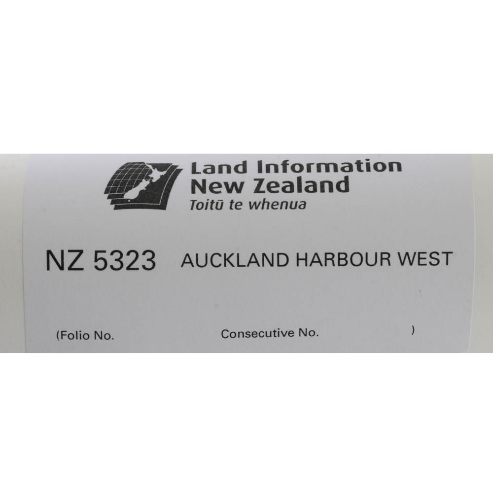 NZ 5323 Auckland Harbour West Chart