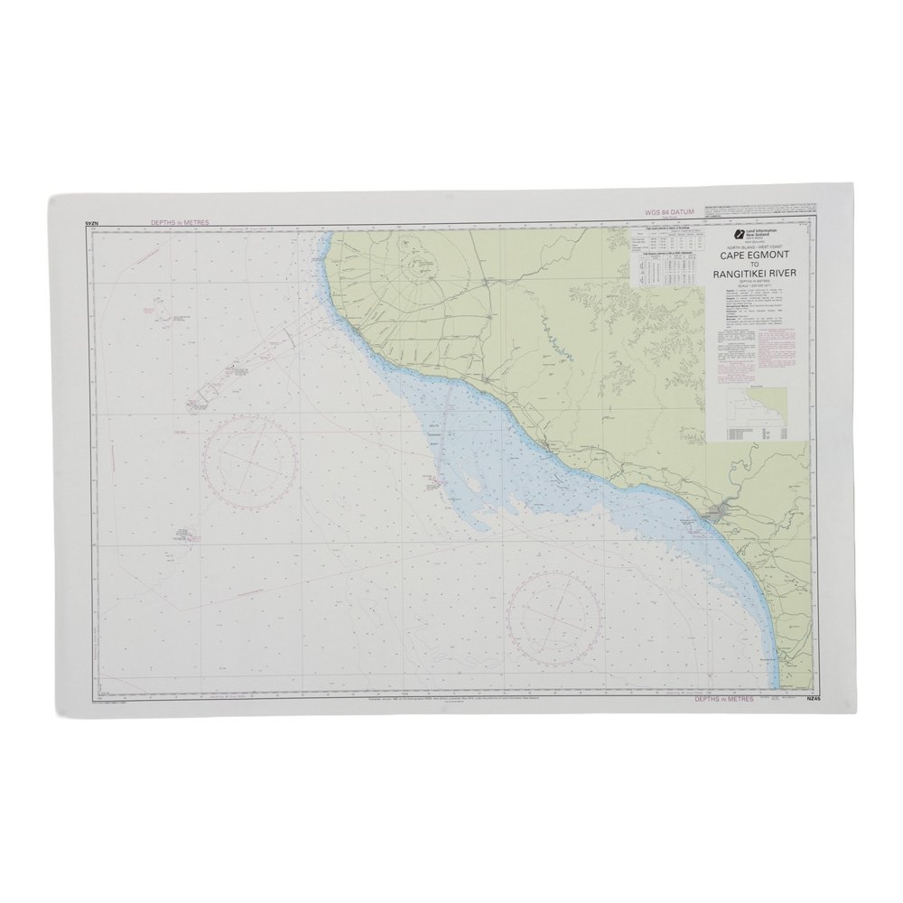 NZ 45 Cape Egmont to Rangitikei River Chart