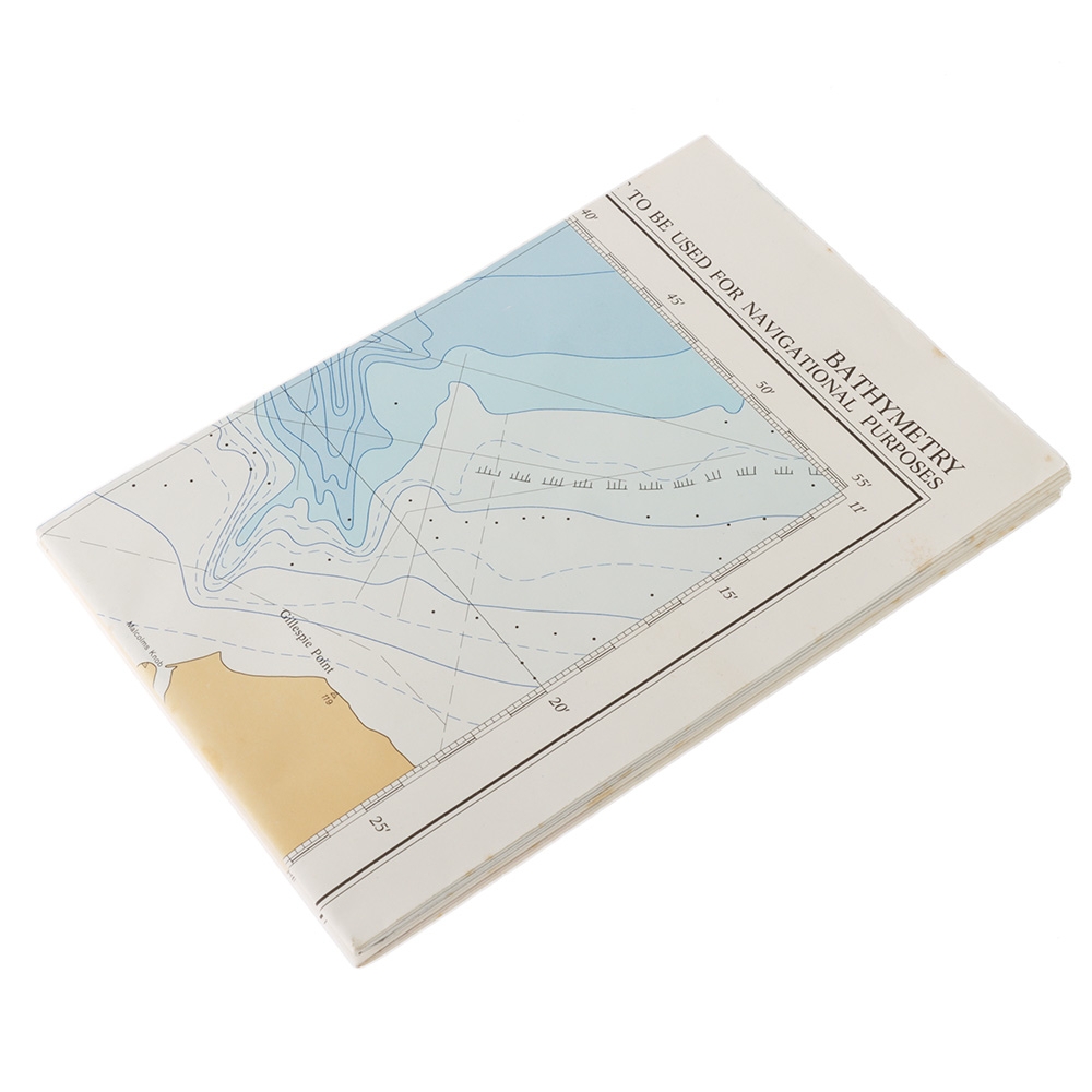 South Island NZ Jackson Bathymetric Chart