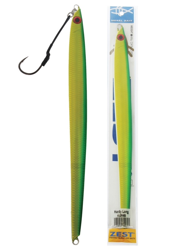 Zest Hardy Long Jig 400g Green