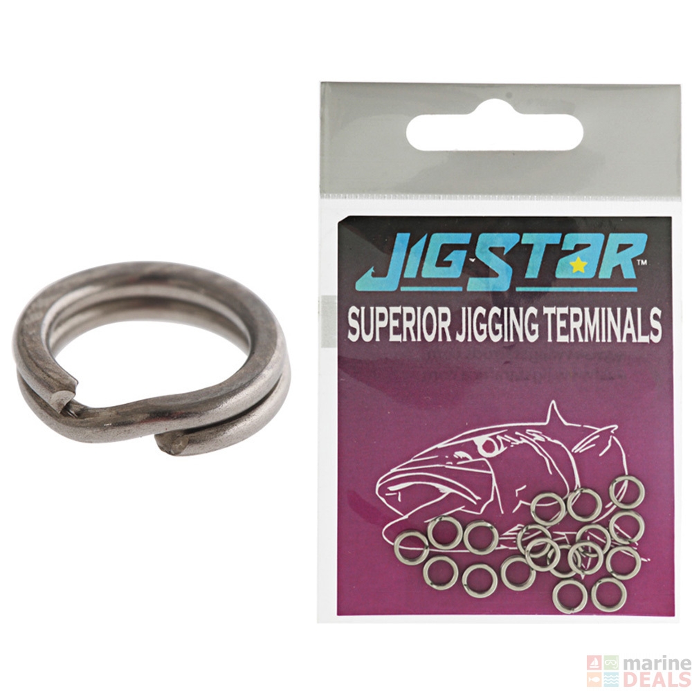 Jig Star Split Rings 11mm