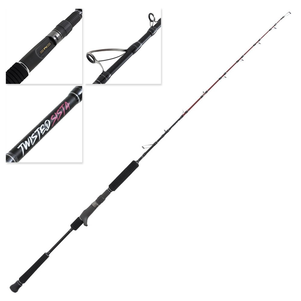 Jig Star Twisted Sista Overhead Jigging Rod Medium-Light 5ft PE3-6 1pc