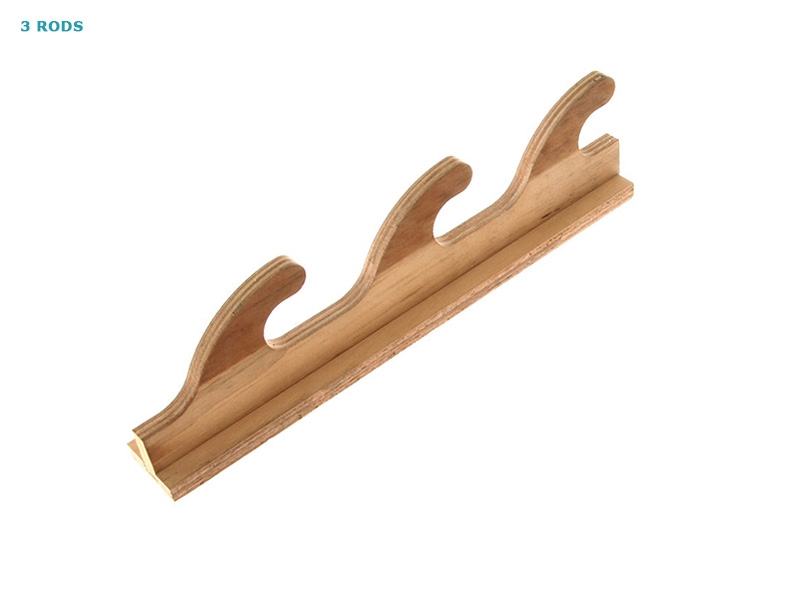 Wall Mount Plywood Rod Rack Set