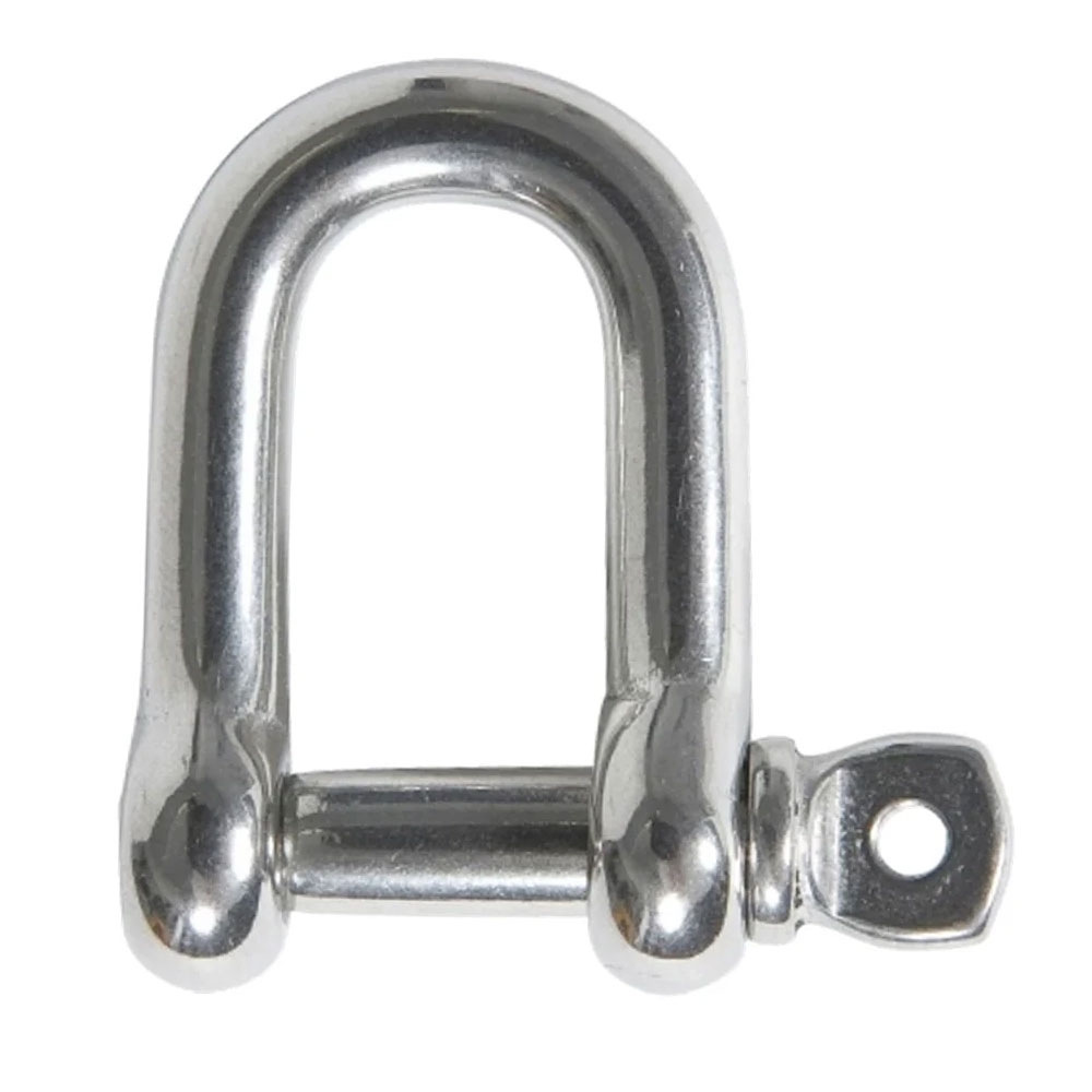 Stainless Steel D Shackle with Captive Pin 6mm