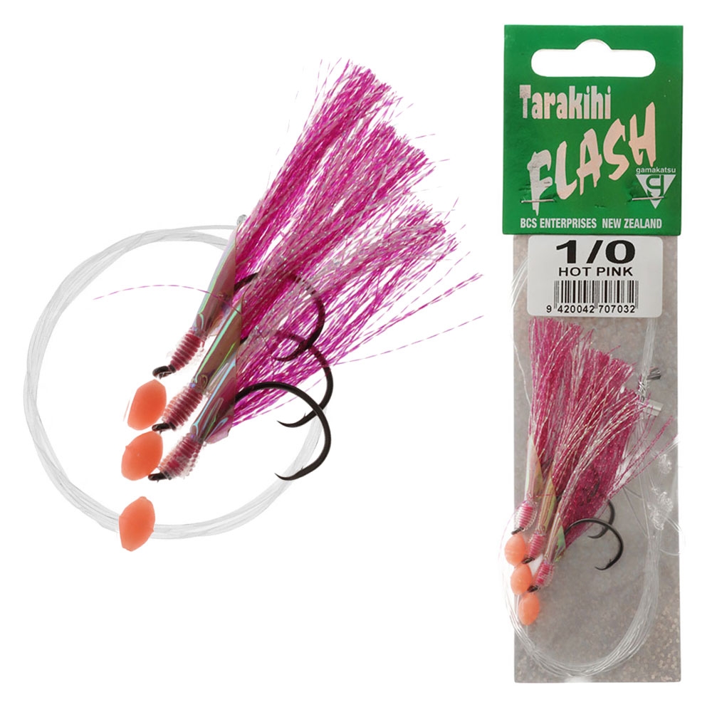Gamakatsu Tarakihi Flasher Rig Hot Pink