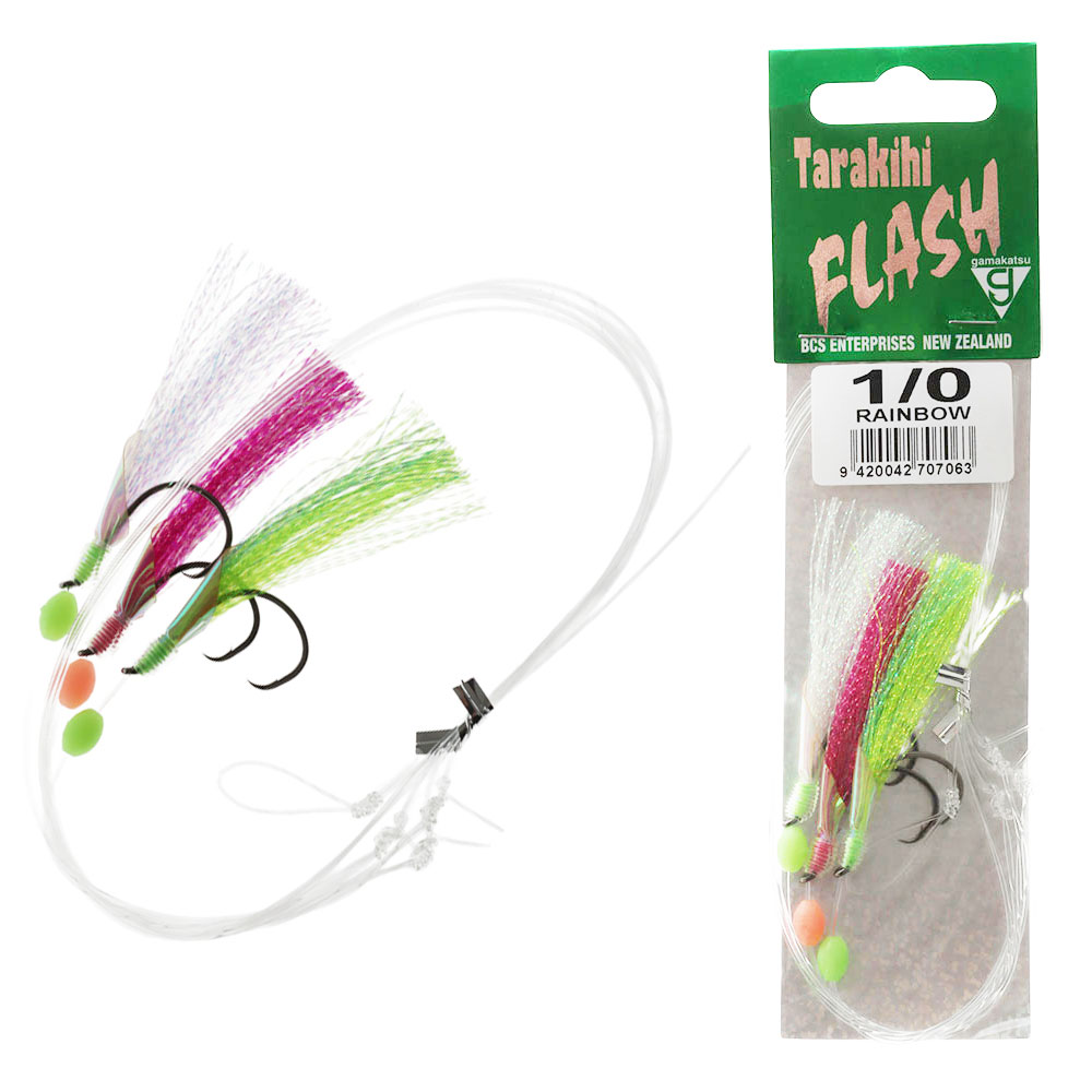 Gamakatsu Tarakihi Flasher Rig Rainbow