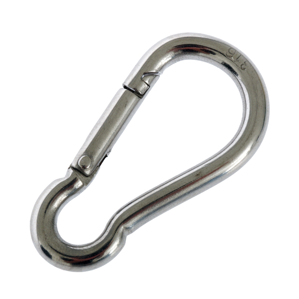 Stainless Steel Carabiner Without Eye M4