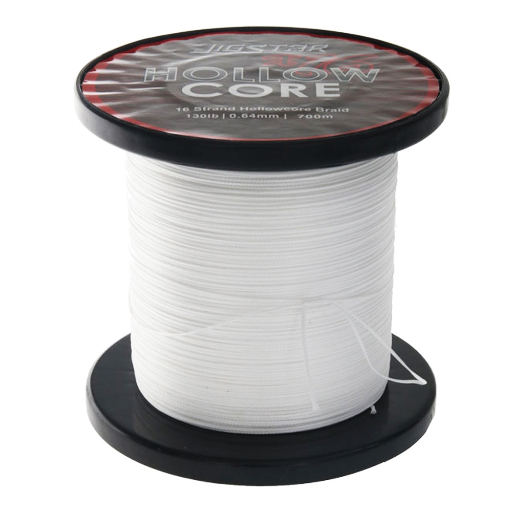Jig Star X16 Hollow Core Braid White 700m