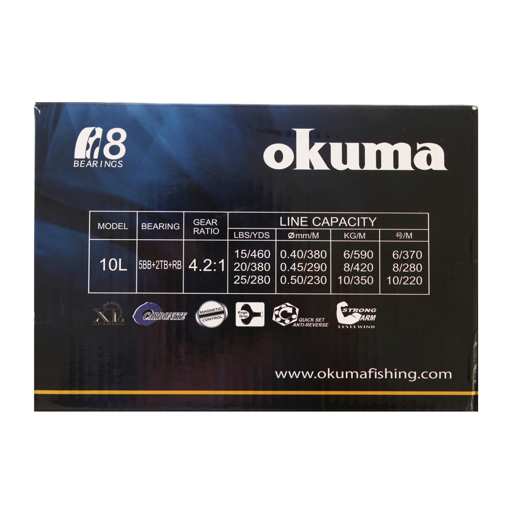 Okuma Solterra SLX 10L Level Wind Reel