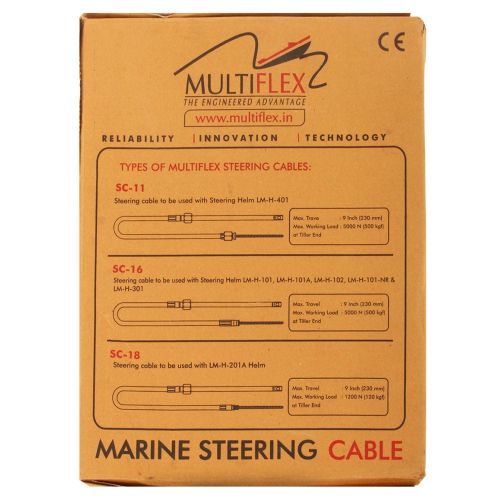 Multiflex Connect Steering Cable 19ft / 5.79m