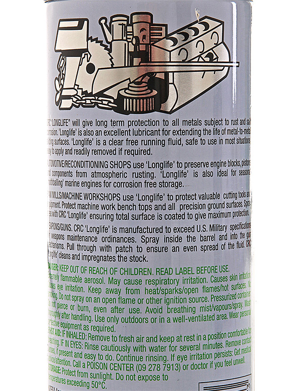 CRC Long Life Anti Rust Aerosol Spray 300g