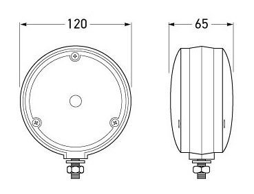 Hella Marine Front/Supplementary Side Direction Indicator Lamp 12v