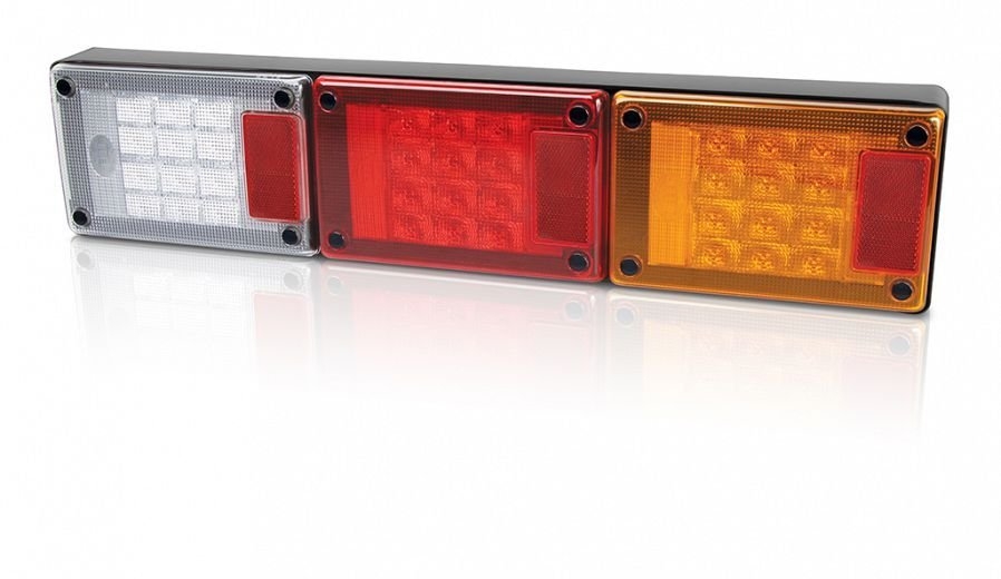 Hella Marine Jumbo-S LED Triple Module Stop/Rear Position/Rear Direction Indicator/Reversing Lamp
