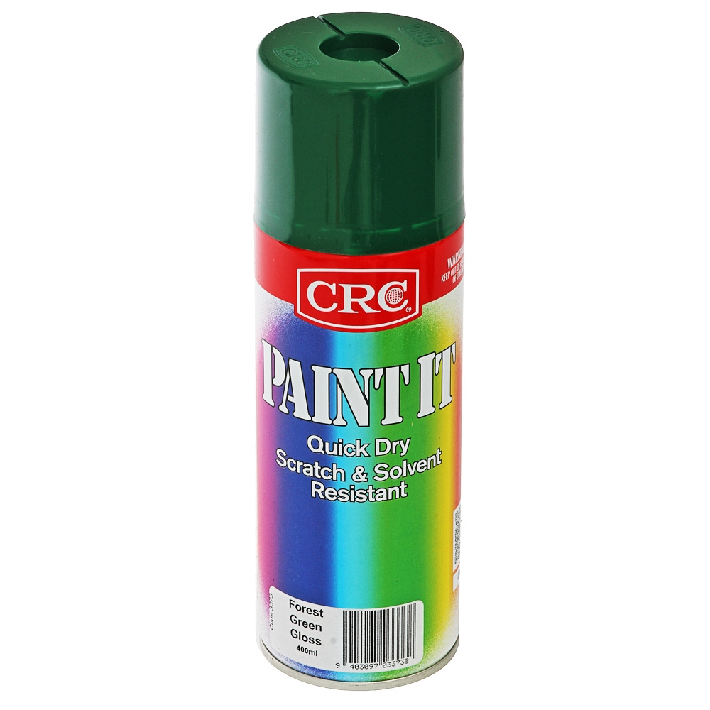 CRC Paint It Scratch Resistant Enamel Spray Paint 400ml Forest Green