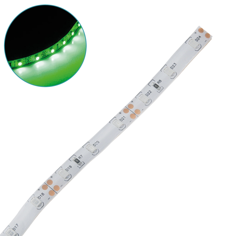 Flexible LED Soft Strip Light 12v 30cm Green