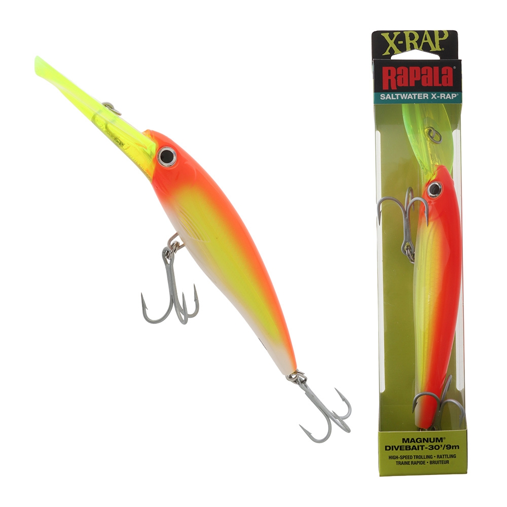 Rapala X-Rap Magnum 30 Deep Diving Lure 16cm Hot Head