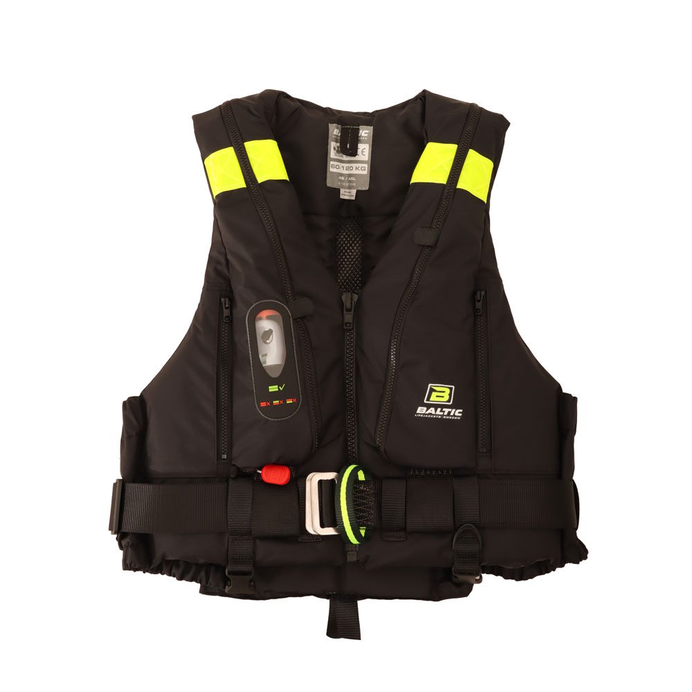 Baltic Hybrid 220N Auto PFD Inflatable Life Jacket Black 60-120kg