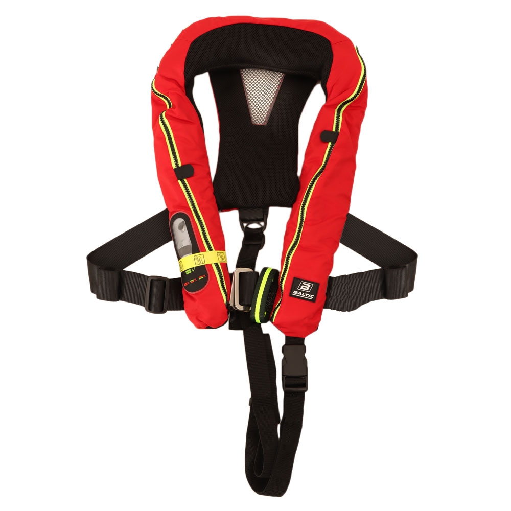 Baltic Legend Automatic Inflatable Life Jacket with Harness Red 40-120kg