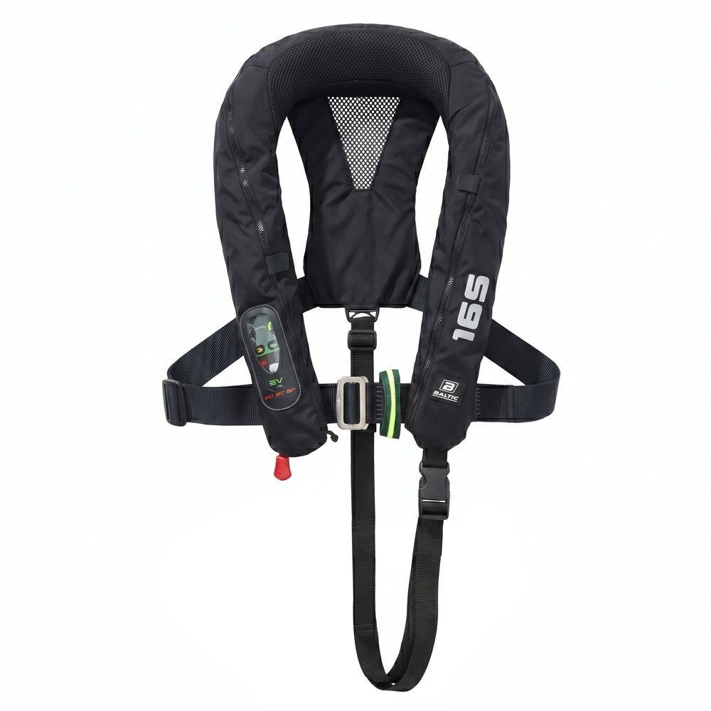Baltic Legend 165N SLA Auto Inflatable Life Jacket with Harness Black 40-120kg