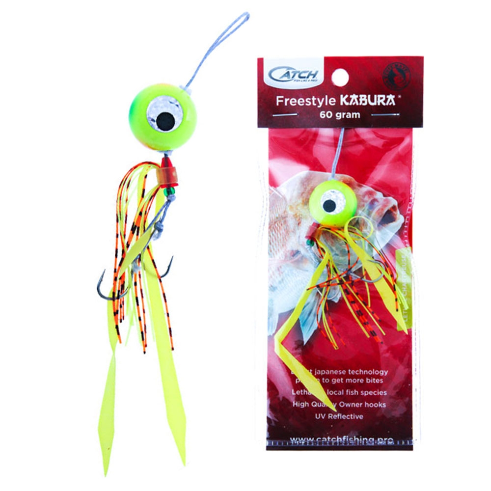 Catch Freestyle Kabura Jig 60g Chartreuse