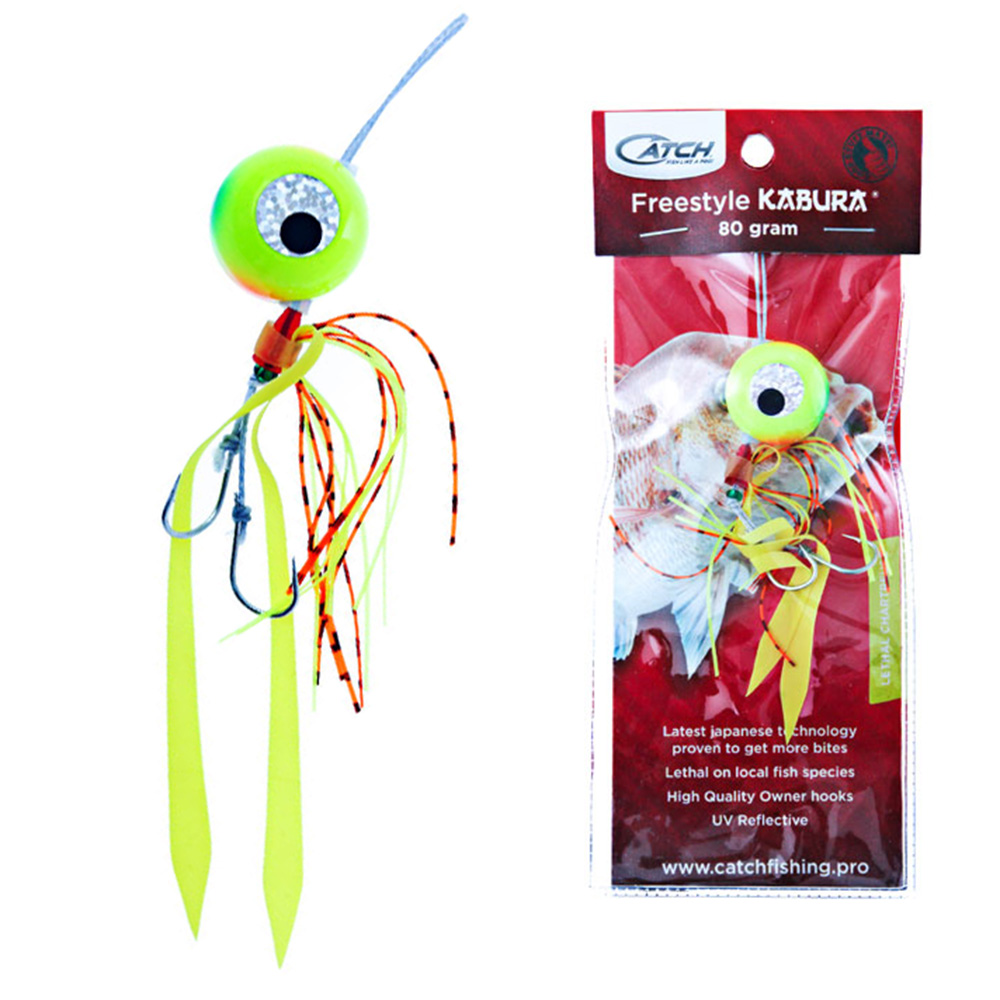Catch Freestyle Kabura Jig 80g Chartreuse