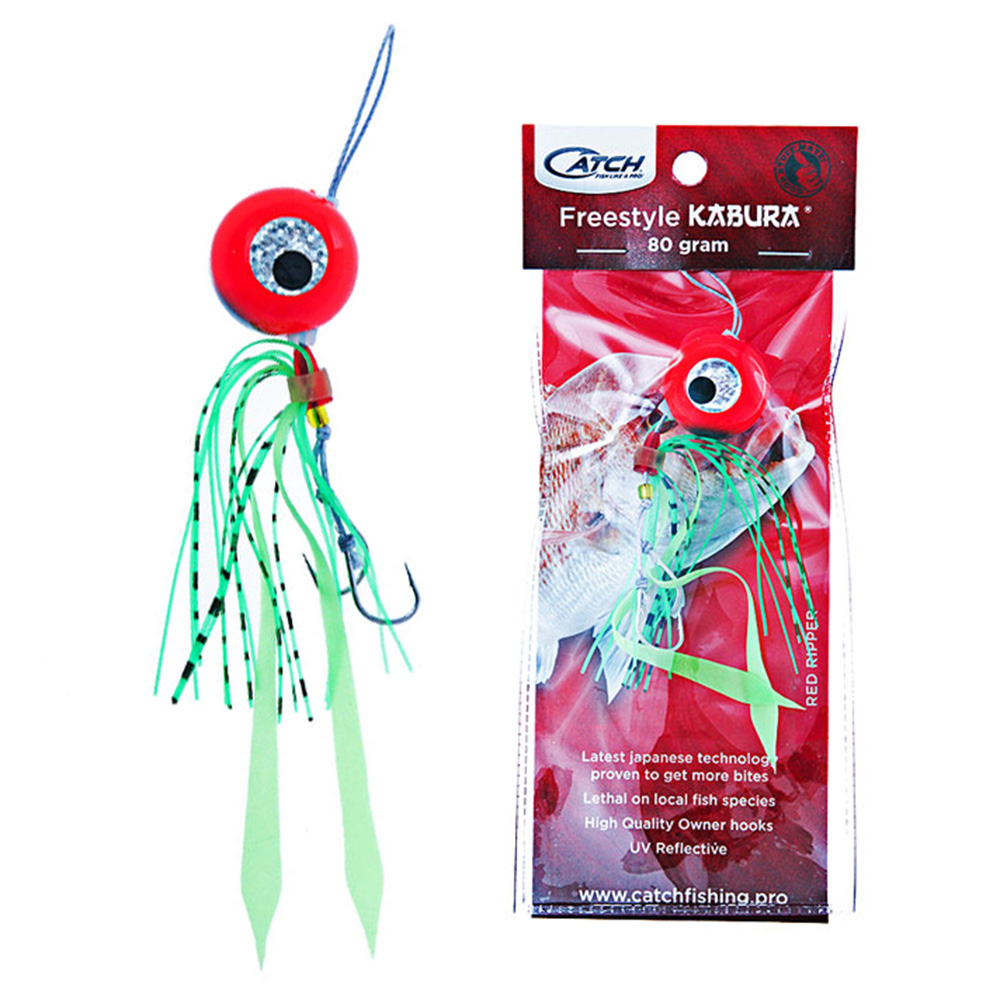 Catch Freestyle Kabura Jig 80g Red Ripper
