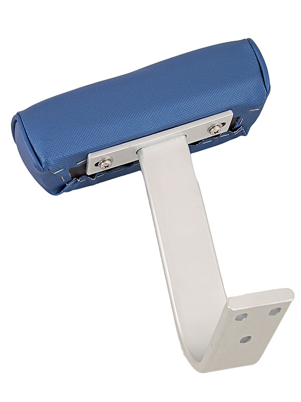 BLA Deluxe Upholstered Boat Seat Arm Rests Blue/Grey