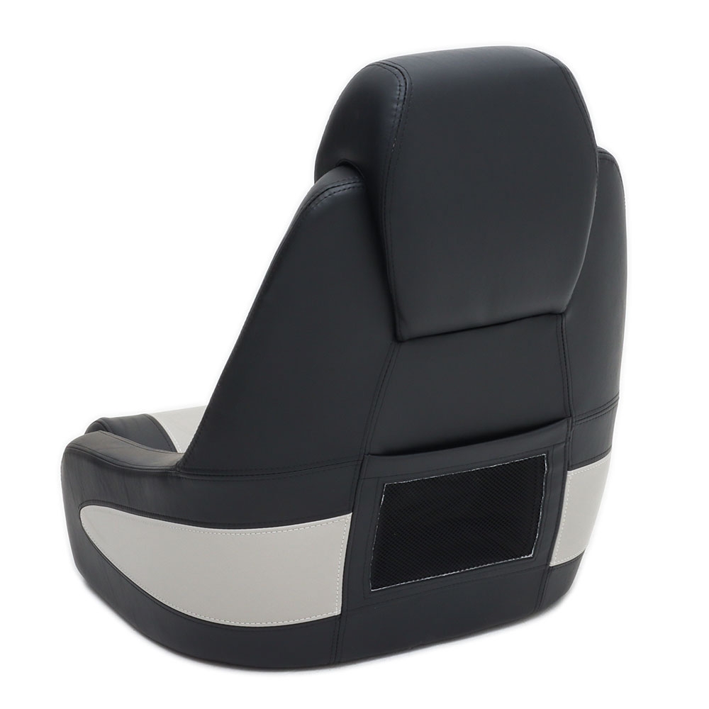 BLA High Back Captain's Seat Black with Grey Trim