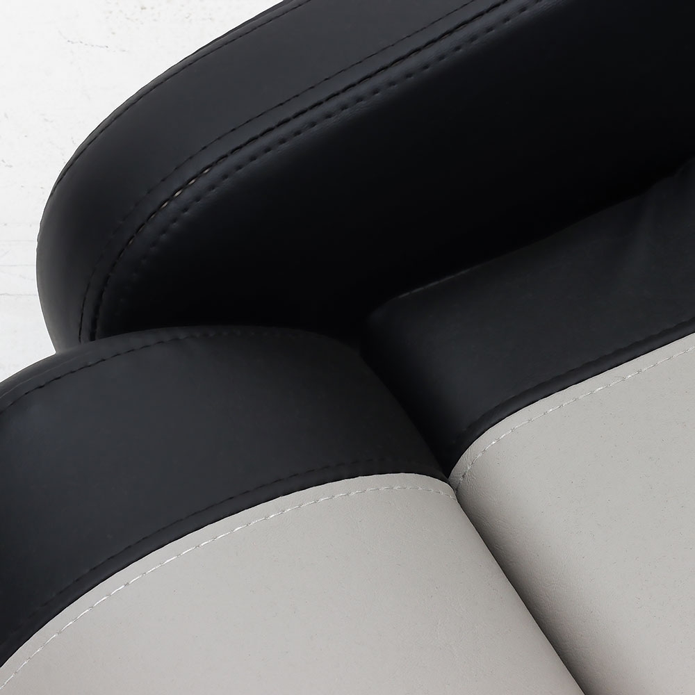 BLA High Back Captain's Seat Black with Grey Trim - Damaged