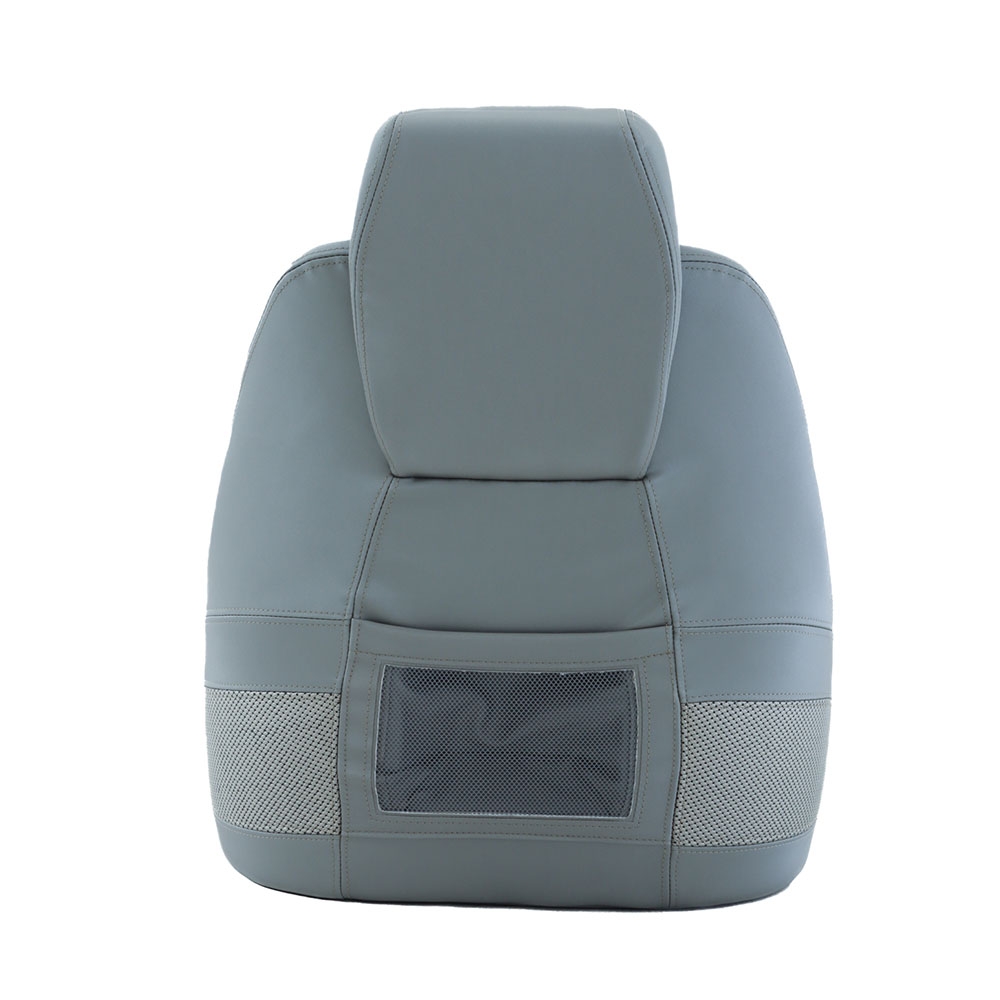 BLA High Back Captain's Seat Pewter with Dark Silver Trim