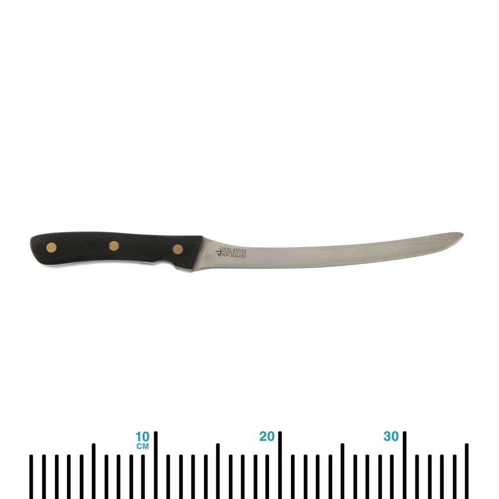 Duel Knives Acrylic Handle Fillet Knife with Sheath 23cm