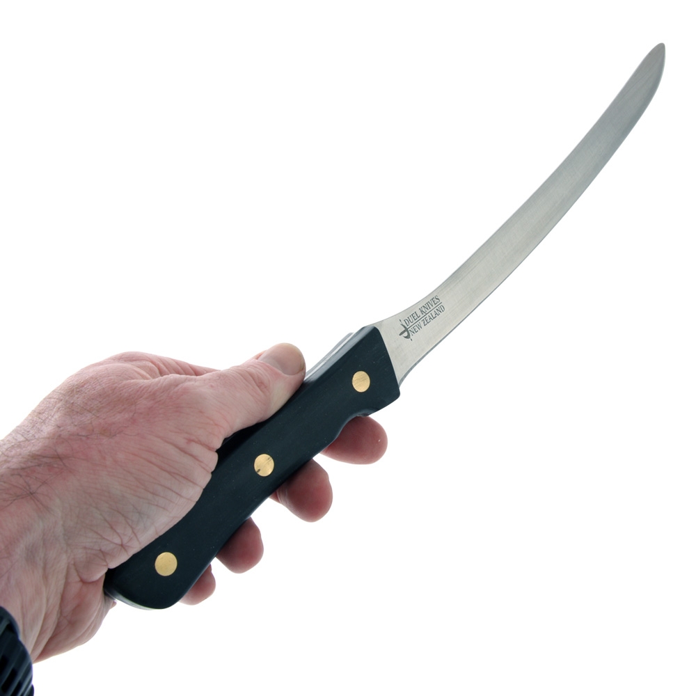 Duel Knives Acrylic Handle Fillet Knife with Sheath 23cm