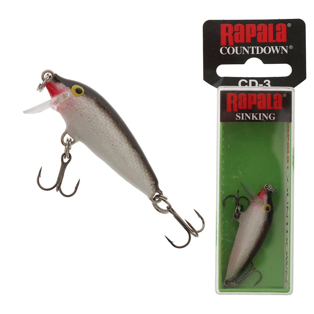 Rapala Countdown CD-3 Sinking Lure 3.5g 3cm Silver