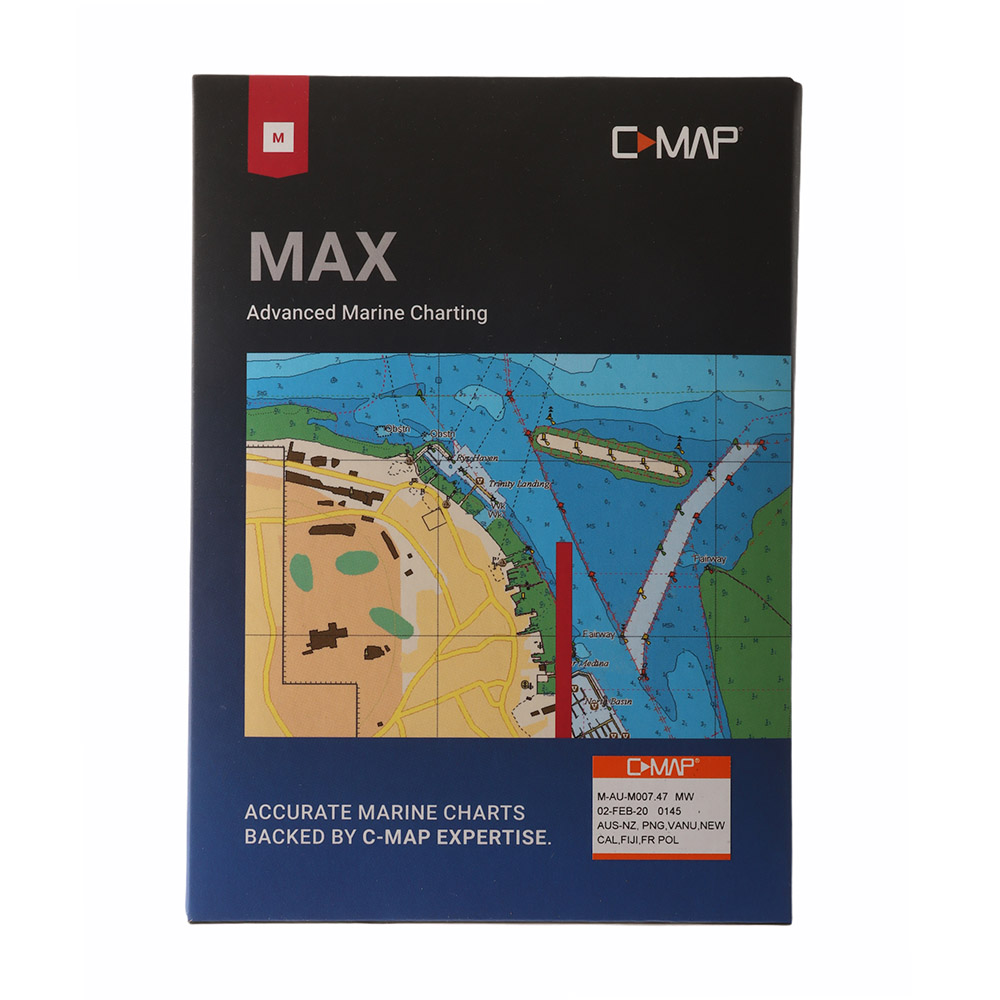 C-MAP MAX Mega Wide Chart Card NZ/AU/PNG/VANU/NEW CAL/FIJI/FR POL SD Card