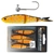 Savage Gear 4Play Swim and Jerk Swimming Soft Bait 8cm 4g Brown Smolt