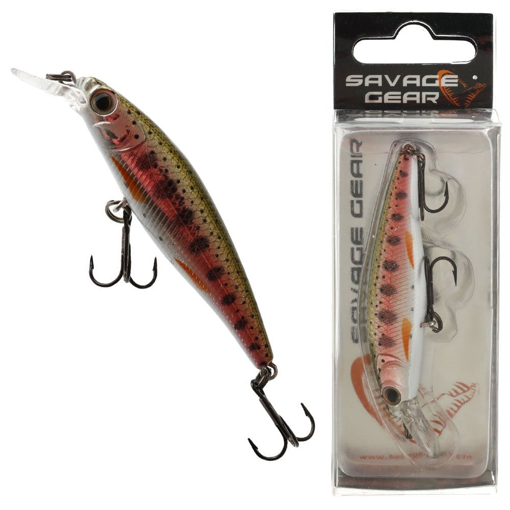 Savage Gear 3D Prey 65 Diving Bibbed Lure 6.5cm Rainbow Smolt