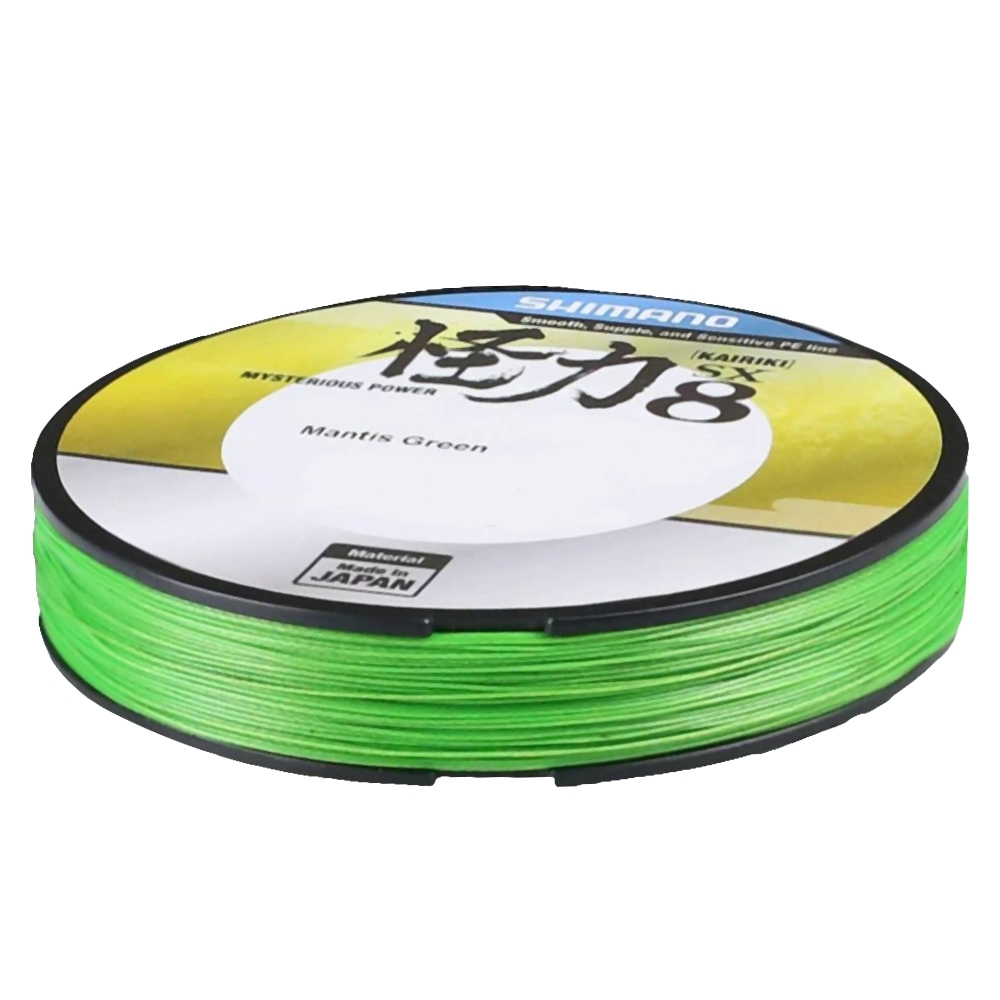 Shimano Kairiki SX8 Braid Mantis Green 300m 50lb 0.33mm