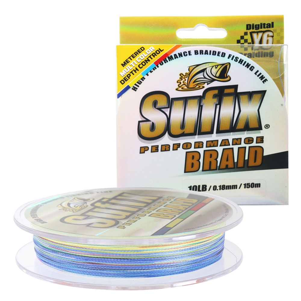 Sufix Performance Multi-Colour Braid 150m 10lb 0.18mm