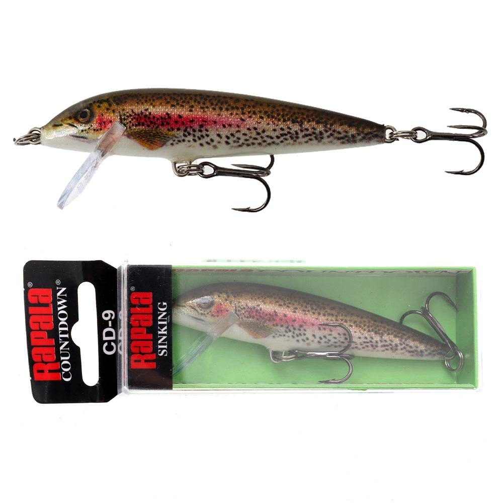 Rapala Countdown CD9 Sinking Lure 9cm Live Rainbow Trout