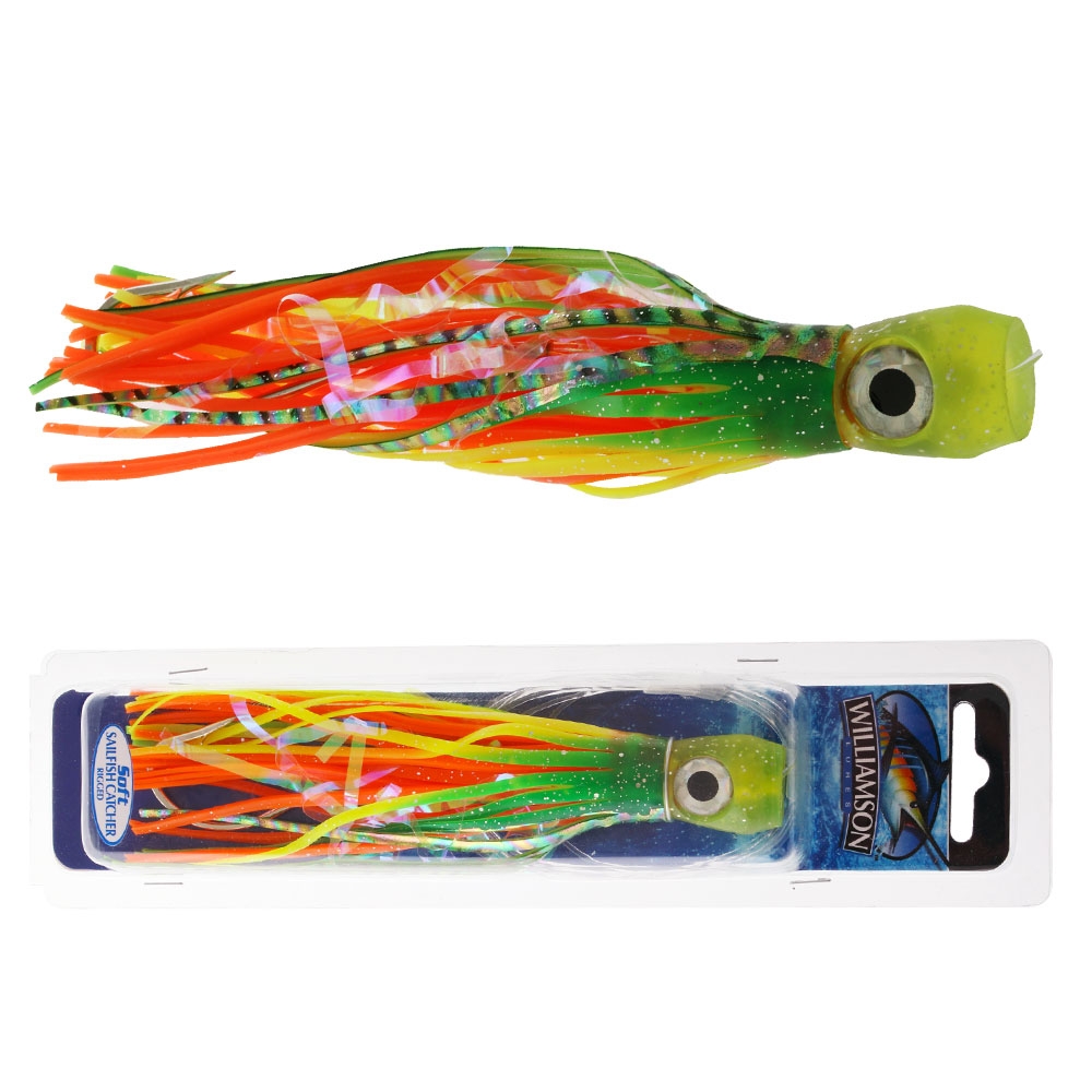 Williamson Softhead Tuna Lure Rigged 5.5in Bleeding Dorado