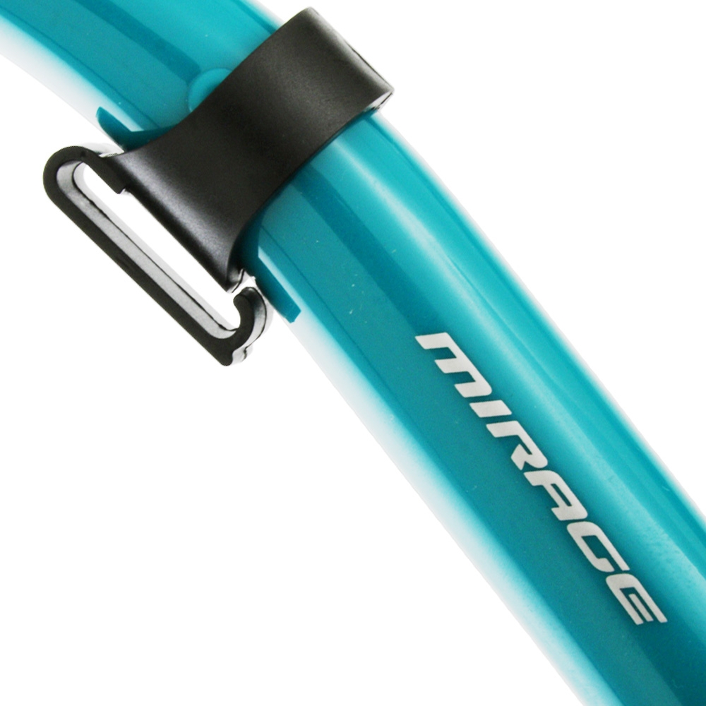 Mirage Mission Adult Dive Mask Snorkel and Fins Set Teal L/XL