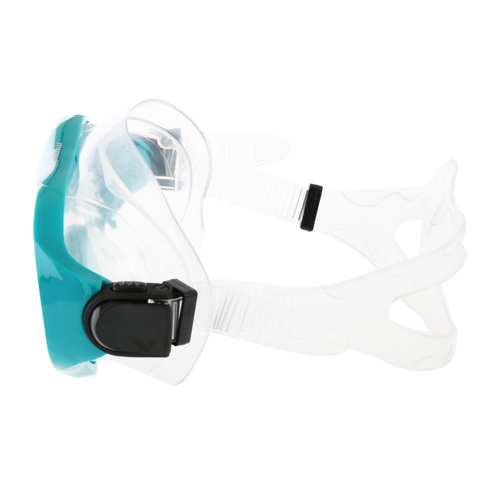 Mirage Mission Adult Dive Mask Snorkel and Fins Set Teal L/XL