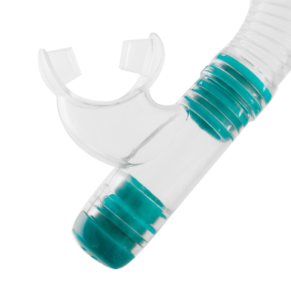 Mirage Mission Adult Dive Mask Snorkel and Fins Set Teal L/XL