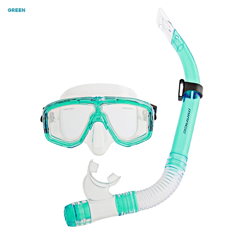 Mirage Cruise Adult Silicone Dive Mask and Snorkel Set